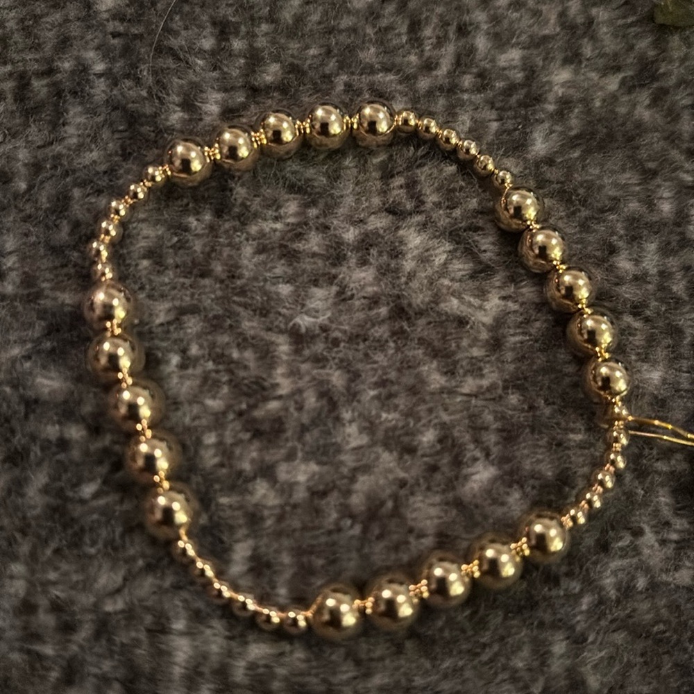 NWT Enewton - Classic Blissful Pattern Bracelet - 3mm-6mm Gold - Picture 3 of 4
